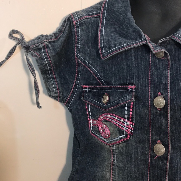 2 Be Real Jean Dress ( size 10/12) - Picture 2 of 4